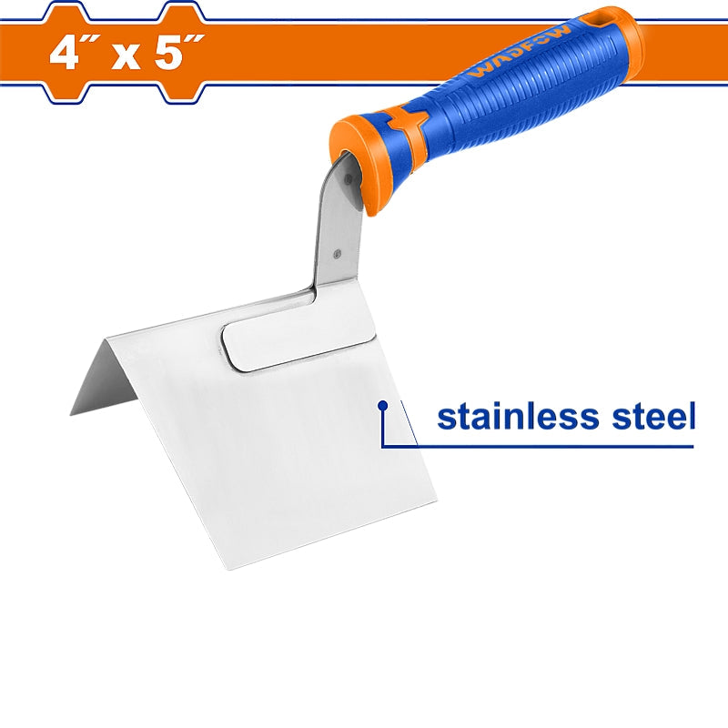 WADFOW Outside Corner Plastering Trowel, 4" x 5" | WPE6301