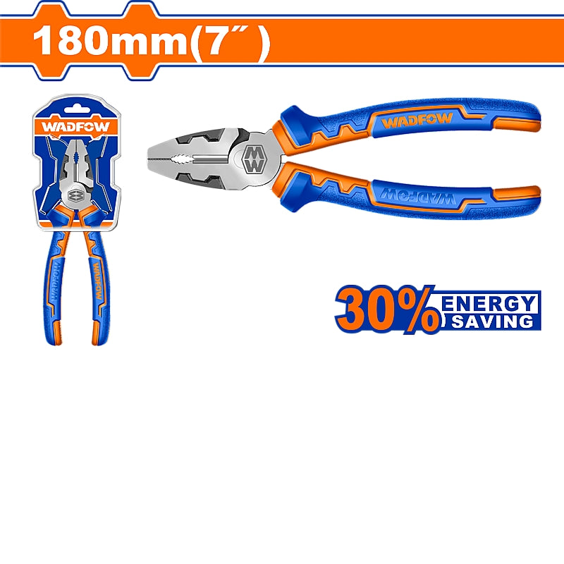 WADFOW 7" High Leverage Combination Pliers (180mm) | WPL1717