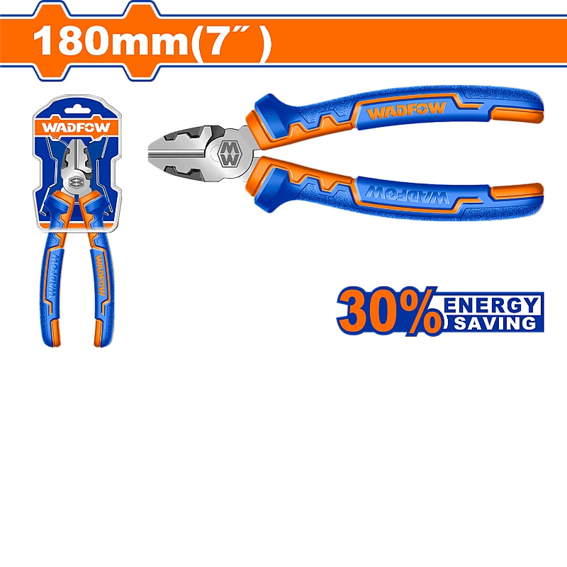 WADFOW 7" High Leverage Diagonal Cutting Pliers (180mm) | WPL3717