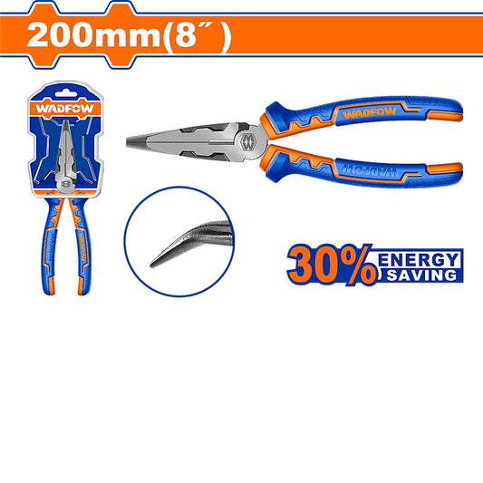 WADFOW 8" High Leverage Bent Nose Pliers (200mm) | WPL4718