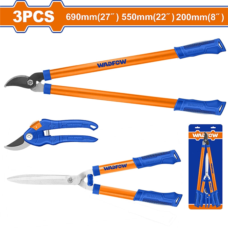 WADFOW 3 Piece Garden Shears Set | WPR3E03