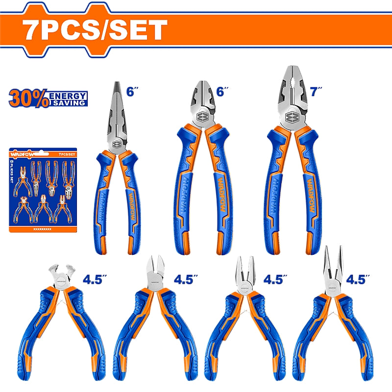 WADFOW 7 Piece Pliers Set | WPS0617