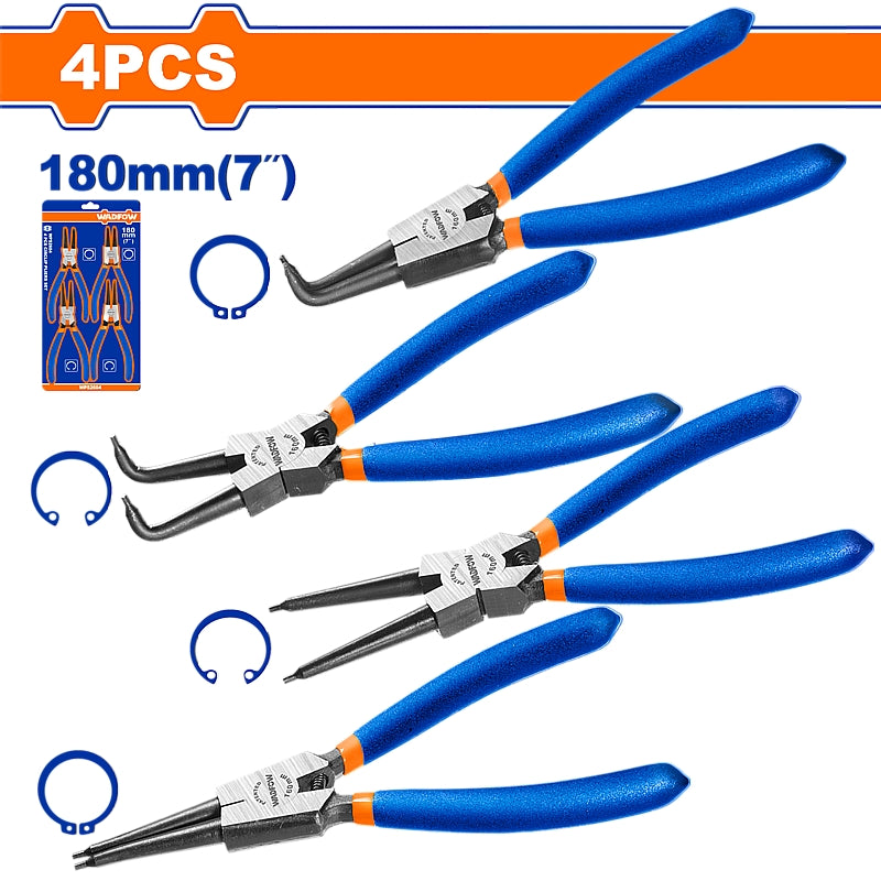 WADFOW 4 Piece Circlip Pliers Set | WPS2604