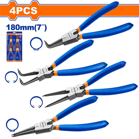 WADFOW 4 Piece Circlip Pliers Set | WPS2604