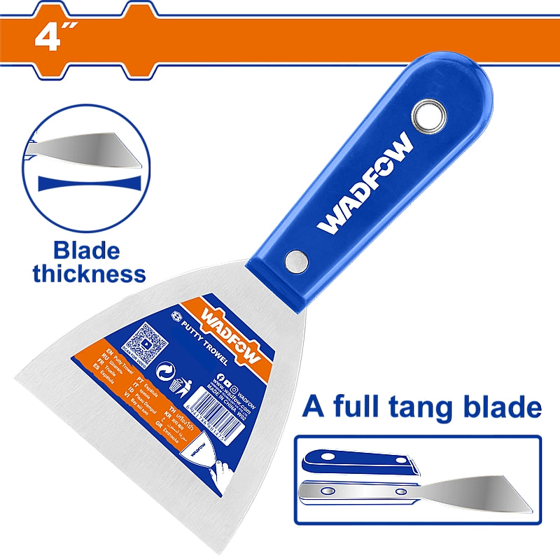 WADFOW 4" Putty Trowel (100mm) | WPT6304