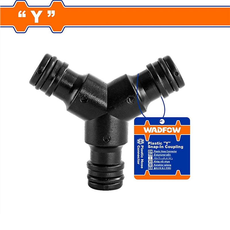 WADFOW 3-Way Snap-In Coupling Quick Connector | WQC7E34