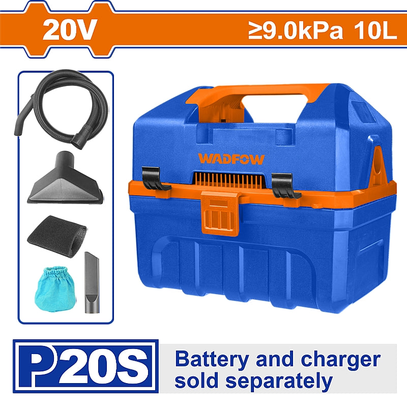 WADFOW Cordless Vacuum Cleaner, 10L (Solo Unit) | WQV2A10