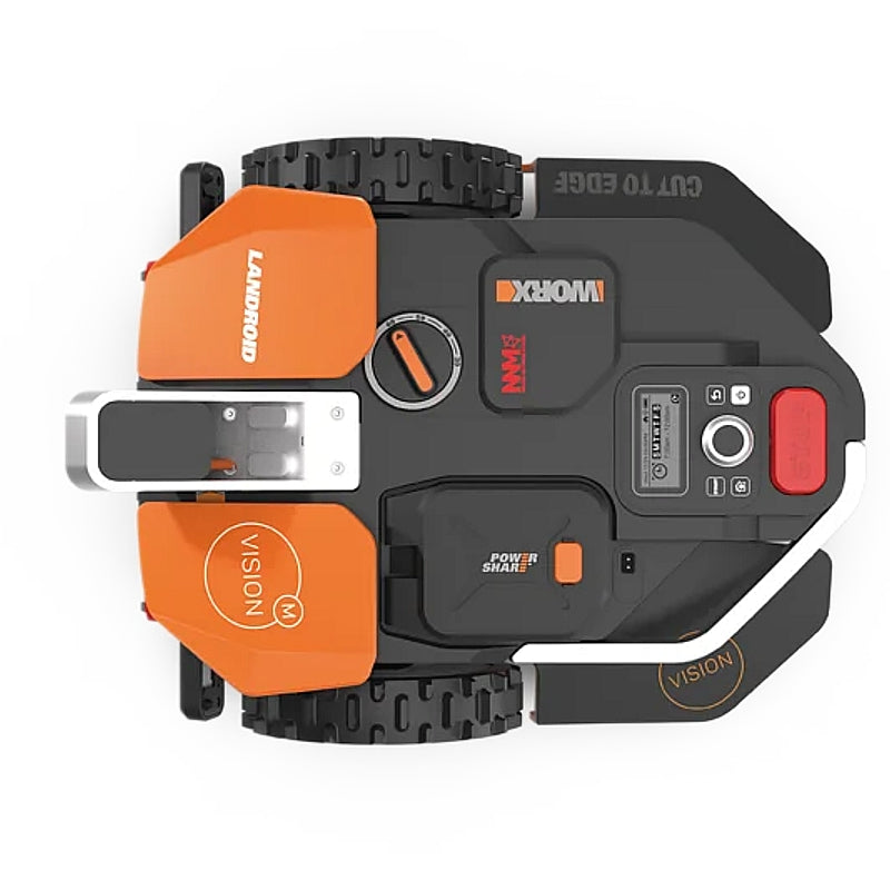 Worx Landroid Vision AI M600 Robotic Mower up to 600m2, 2.0 Ah Kit | WR206E