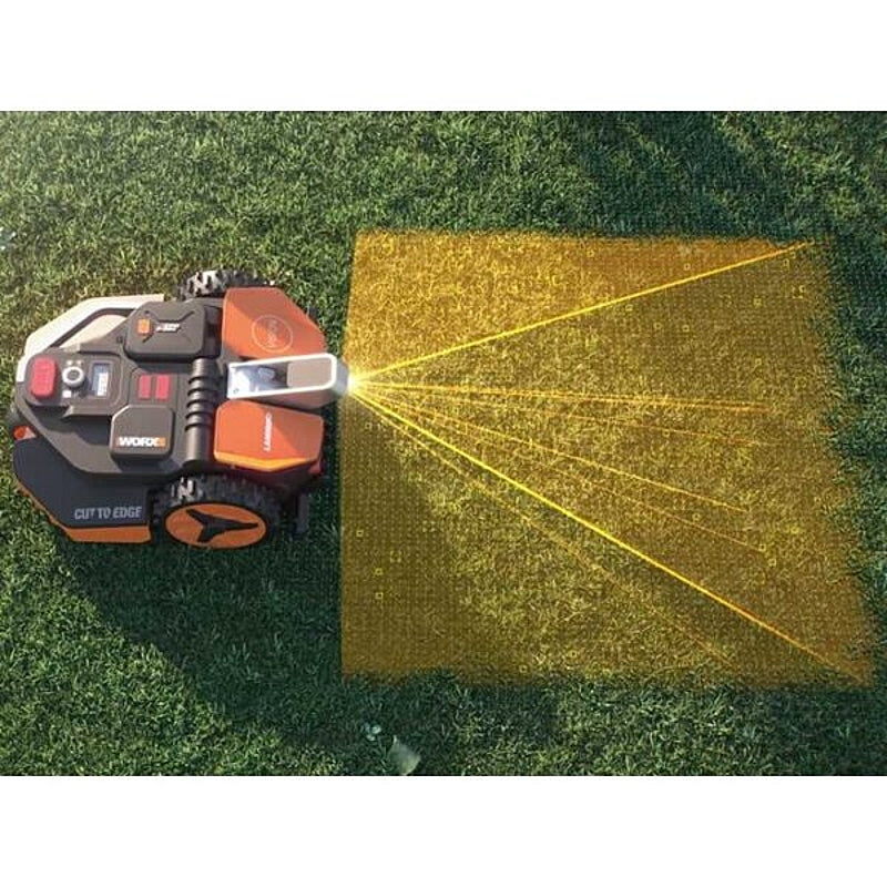 Worx Landroid Vision AI L1300 Robotic Mower up to 1300m2, 4.0 Ah Kit | WR213E