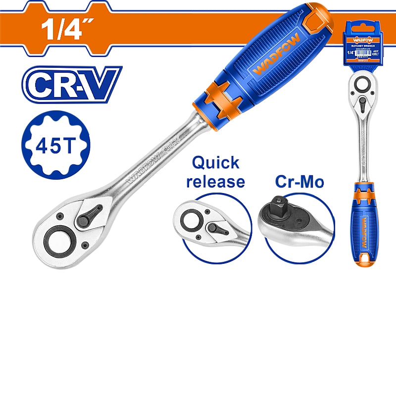 WADFOW 1/4" Ratchet Wrench | WRW1214