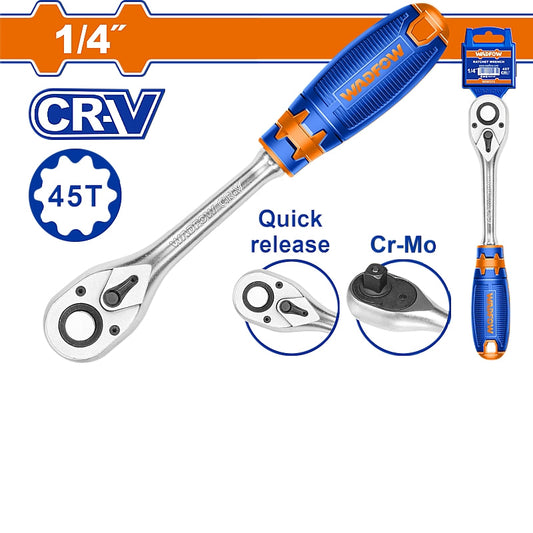 WADFOW 1/4" Ratchet Wrench | WRW1214