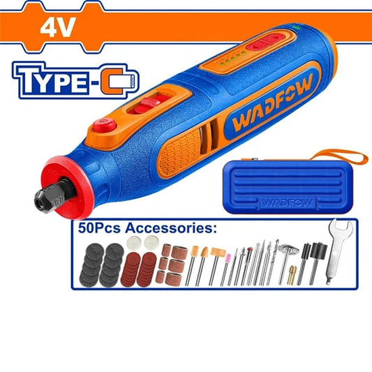 WADFOW 4V Cordless Rotary Multi-Tool, USB Type-C (Excludes Cable) | WRYN418