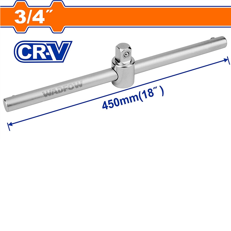 WADFOW 3/4" Sliding T-Bar, 450mm | WSC4218
