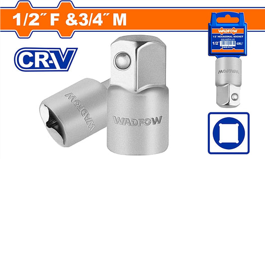 WADFOW Socket Adapter, 1/2" (F) x 3/4" (M) | WSC9212