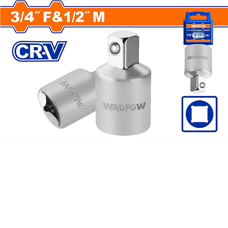 WADFOW Socket Adapter, 3/4" (F) x 1/2" (M) | WSC9234