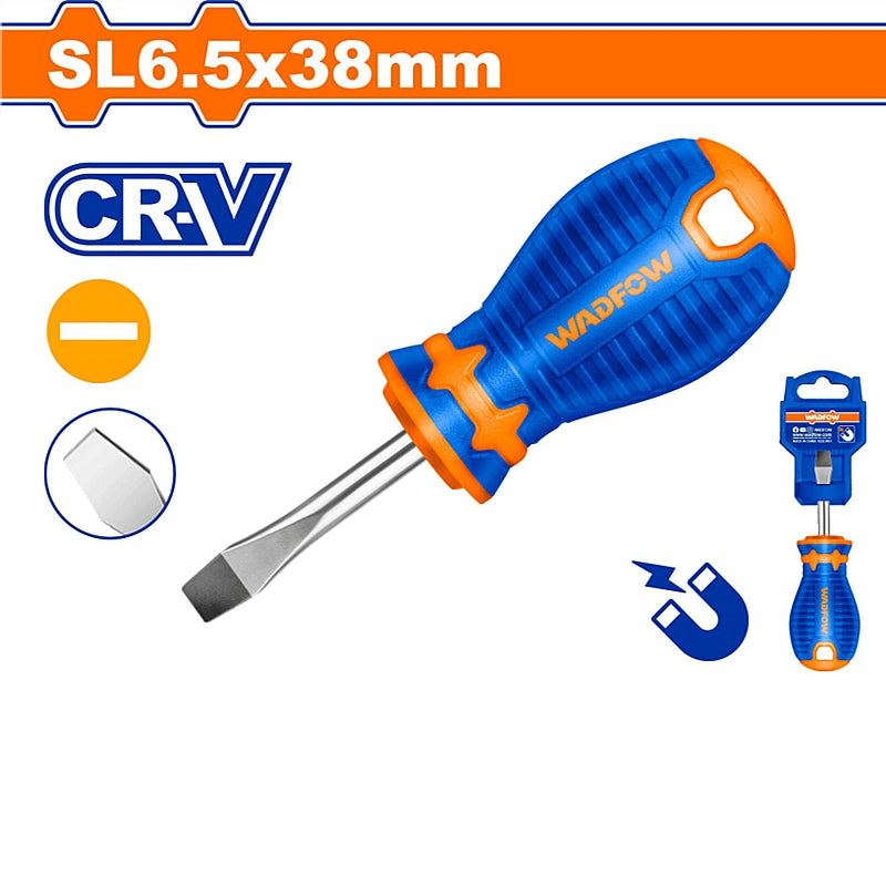 WADFOW Slotted Screwdriver, SL6.5 x 38mm | WSD1261
