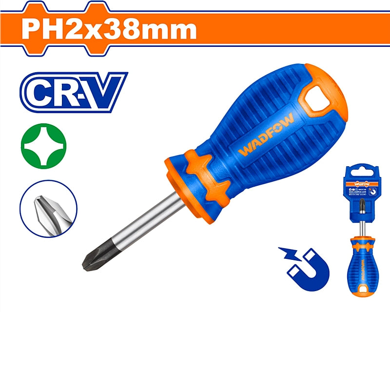 WADFOW Phillips Screwdriver, PH2 x 38mm | WSD2221