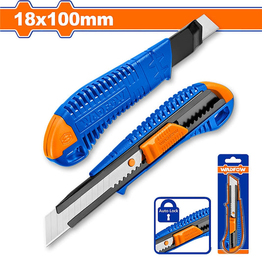 WADFOW Utility Snap-Off Blade Knife, 18 x 100mm | WSK3913