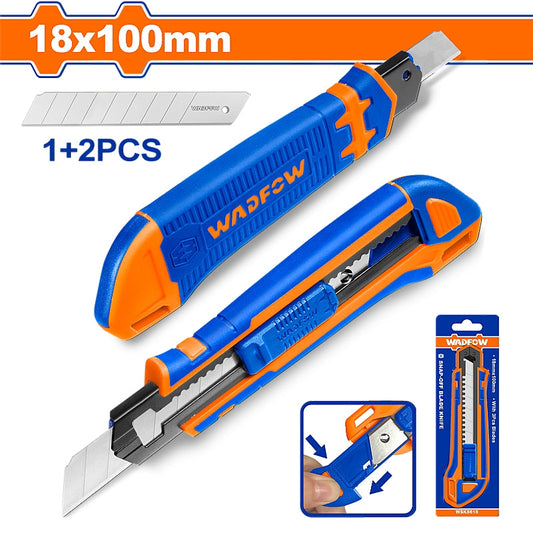 WADFOW Utility Snap-Off Blade Knife, 18 x 100mm | WSK8618