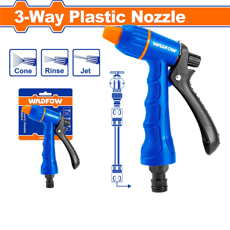 WADFOW 3-Way Plastic Trigger Nozzle | WSN1E03