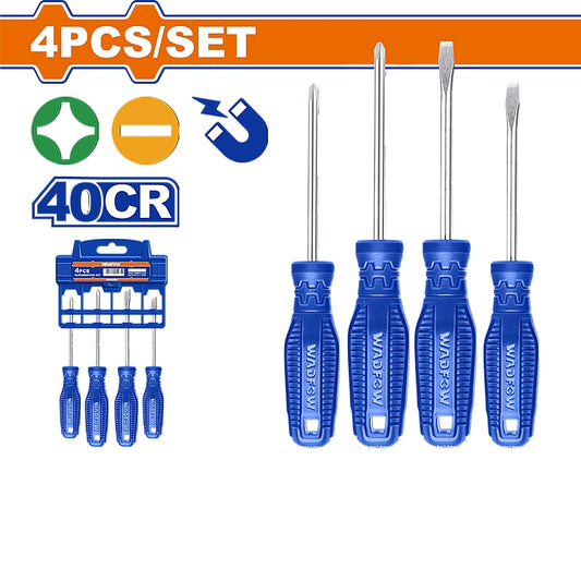 WADFOW 4 Piece Screwdriver Set | WSS2204
