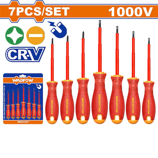 WADFOW 7 Piece Insulated Screwdriver Set | WSS7407