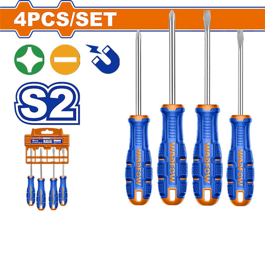 WADFOW 4 Piece Screwdriver Set | WSSA404