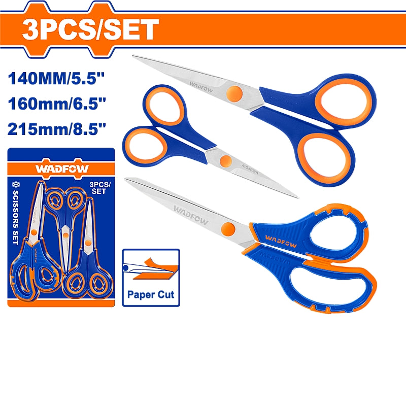 WADFOW 3 Piece Scissors Set | WSX4633