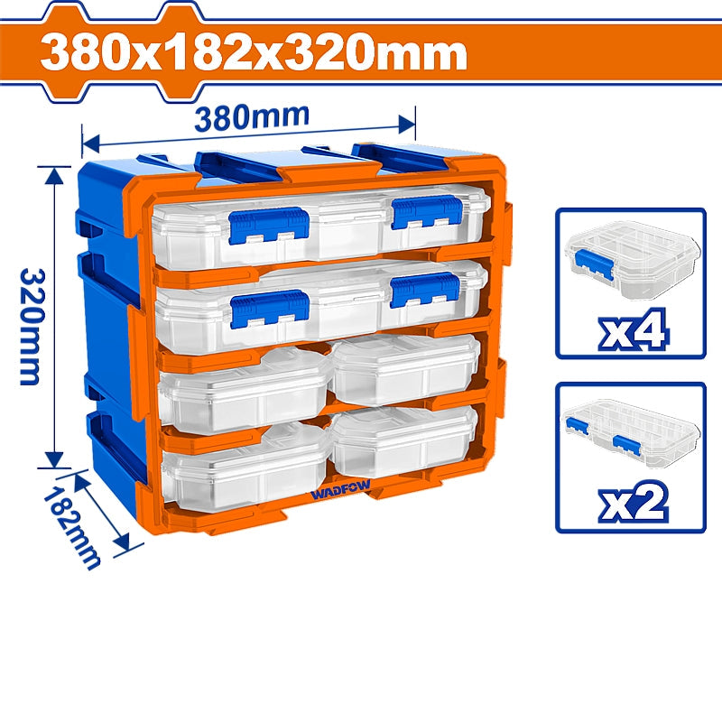 WADFOW Modular Storage Tower, 380 x 182 x 320mm | WTB8346