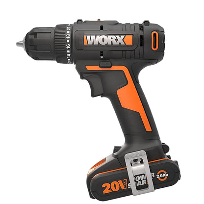Worx 20V Cordless Impact Drill Driver, 2.0Ah Kit + Carry Bag | WX100