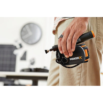 Worx 20V Cordless Brushless MakerX Rotary Tool with Control Hub, 2.0Ah Kit | WX739
