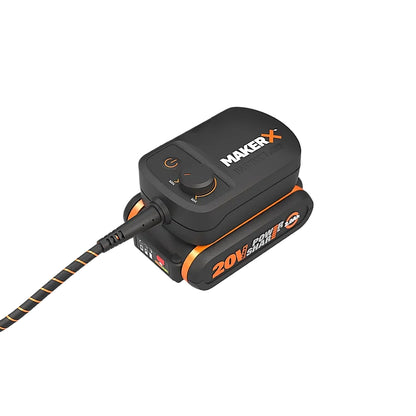 Worx 20V Cordless Brushless MakerX Rotary Tool with Control Hub, 2.0Ah Kit | WX739