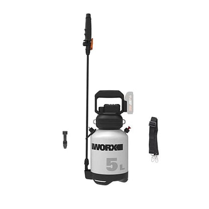 Worx- 20V Cordless 5L Garden Sprayer + Shoulder Strap (Tool Only) | WG829E.9
