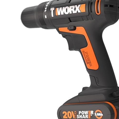 Worx &#8211; 20V Cordless Impact Drill 2.0Ah Kit + Carry Bag &#8211; WX371.100_www.tools4.co.za-7