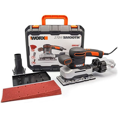 Worx Corded 1/3 Sheet Finishing Sander 93mm x 230mm - 270W | WX642.1