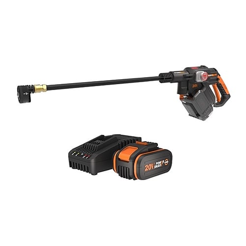 Worx 20V Cordless NITRO Hydroshot High Pressure Cleaner Brushless 4.0Ah Kit | WG633E