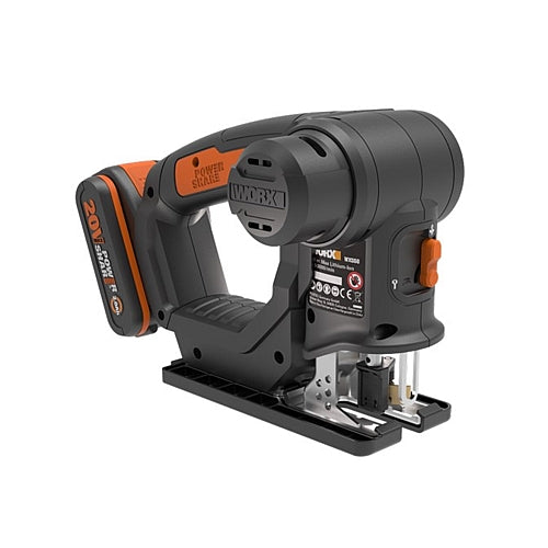 Worx Cordless Worx In Saw Worx 20V Cordless AXIS 2-In-1 Jigsaw