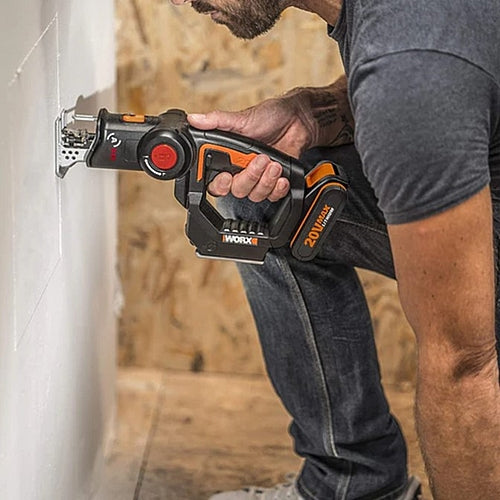 Worx - 20V Cordless AXIS 2-In-1 Jigsaw & Sabre Saw 2.0Ah Kit