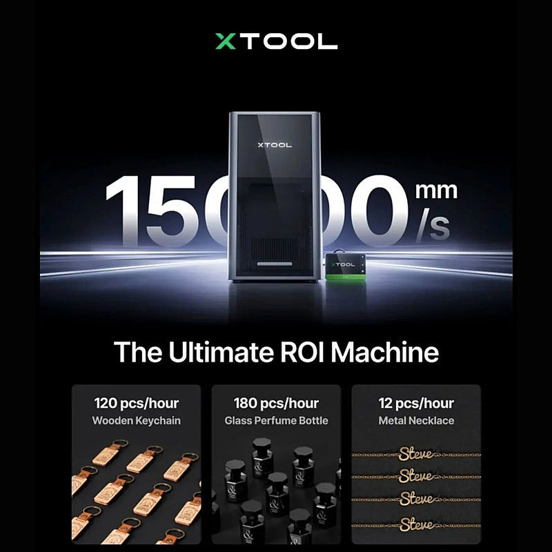 xTool - F2 Ultra 60W MOPA & 40W Diode Dual Laser Engraver | XTL028