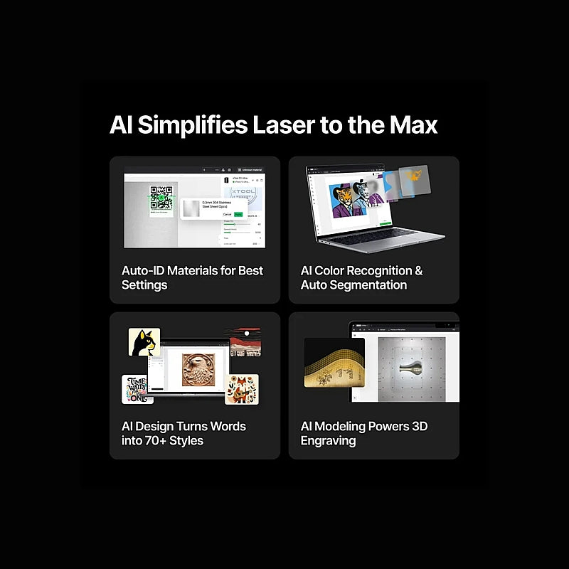 xTool - F2 Ultra 60W MOPA & 40W Diode Dual Laser Engraver | XTL028