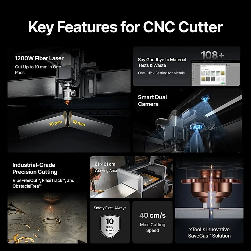 xTool - MetalFab Laser Welder & CNC Cutter, 1200W | XTL051