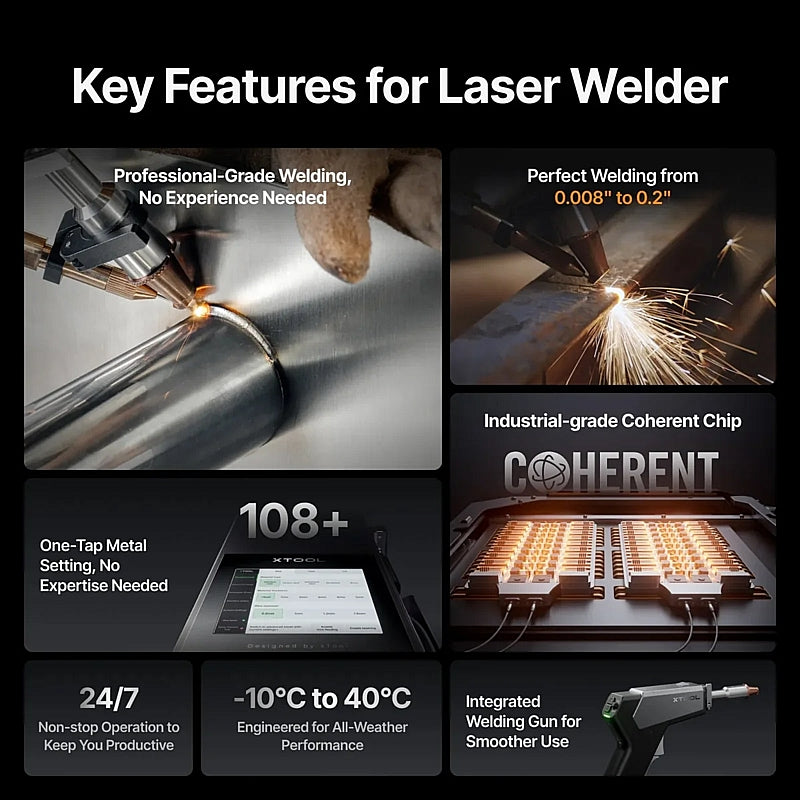 xTool - MetalFab Laser Welder & CNC Cutter, 1200W | XTL051