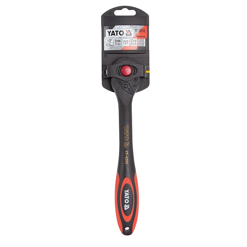 YATO Quick Release Ratchet Handle 1/2" x 257mm | YT-0292