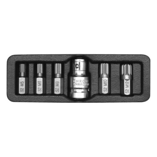 YATO 6Pc Spline Bit Set M5-M12 | YT-0414