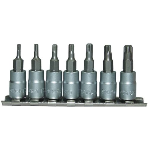 YATO 7Pc Star Bit Sockets 1/4" Drive TS10-40 Set | YT-0461