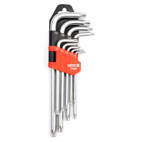 YATO 9Pc Torx Key Set T10-T50 | YT-0511