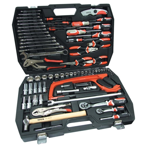 YATO 79Pc Mechanic Tool Set In Case - 1/4" & 1/2" | YT-3892