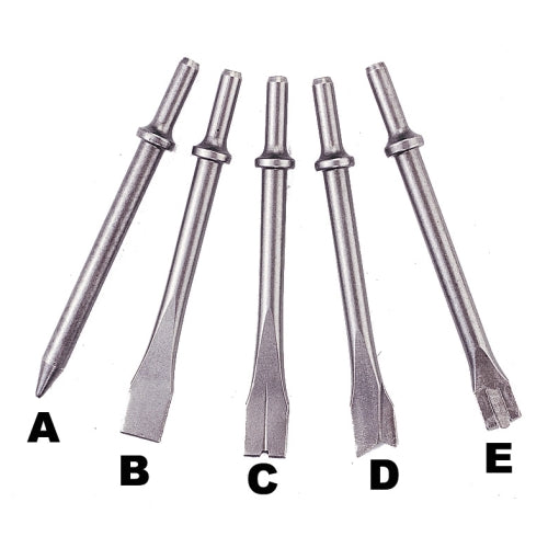Jonnesway JA3945H LONG CHISEL (HEX) FOR AIR HAMMER SET 5PCS (JOP550)