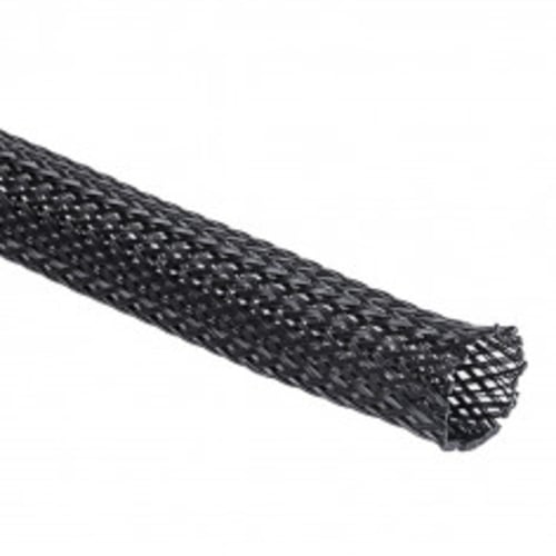 Braided Sleeving Megamide 12mm Black | MEGA512BK