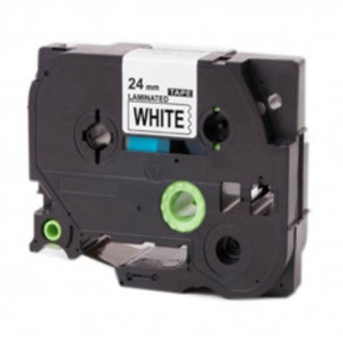 Brother TZ Label Tape 24mm x 8.0M Black on White | TZ251
